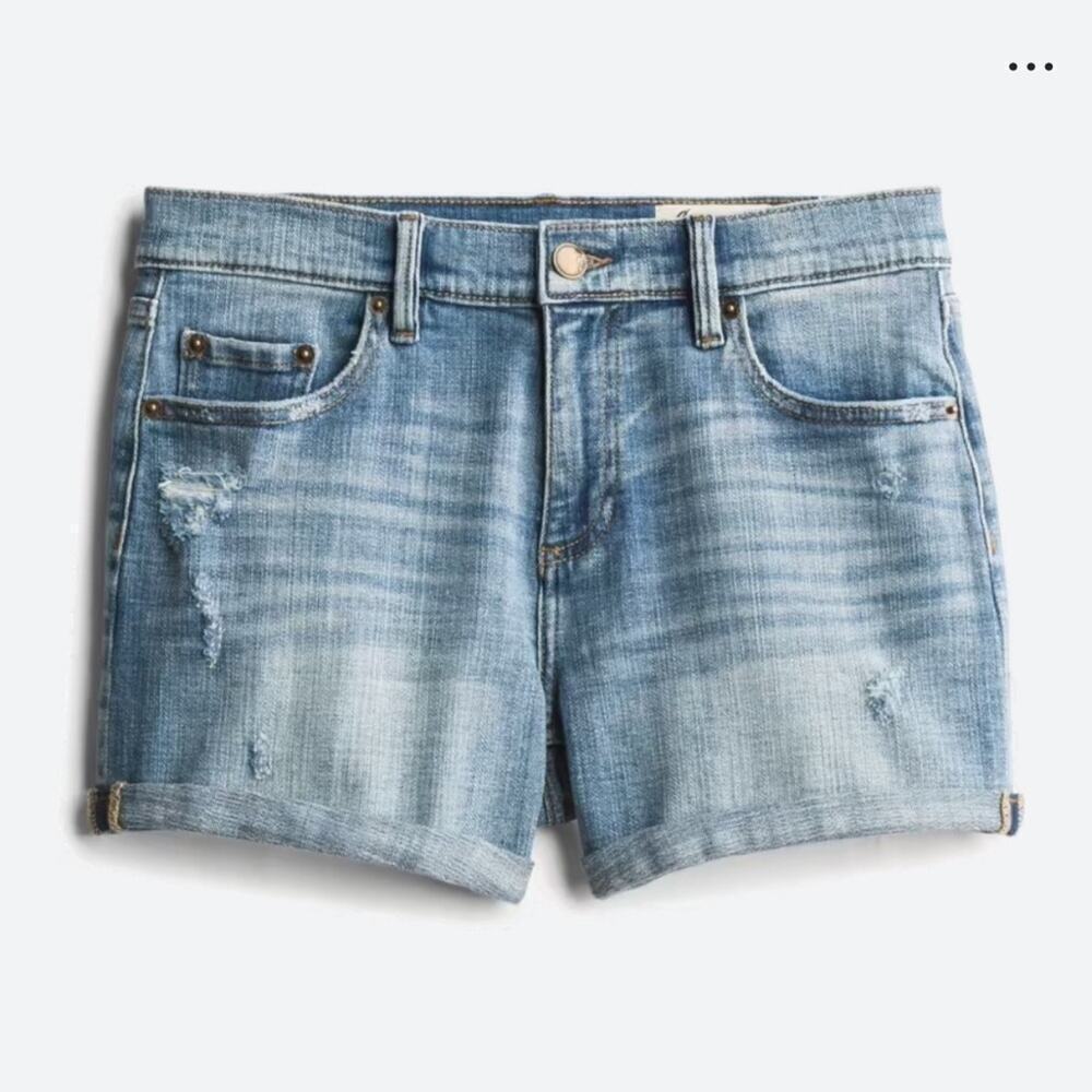 Cosmic Blue Love Jodie Distressed Jean Shorts- NWOT